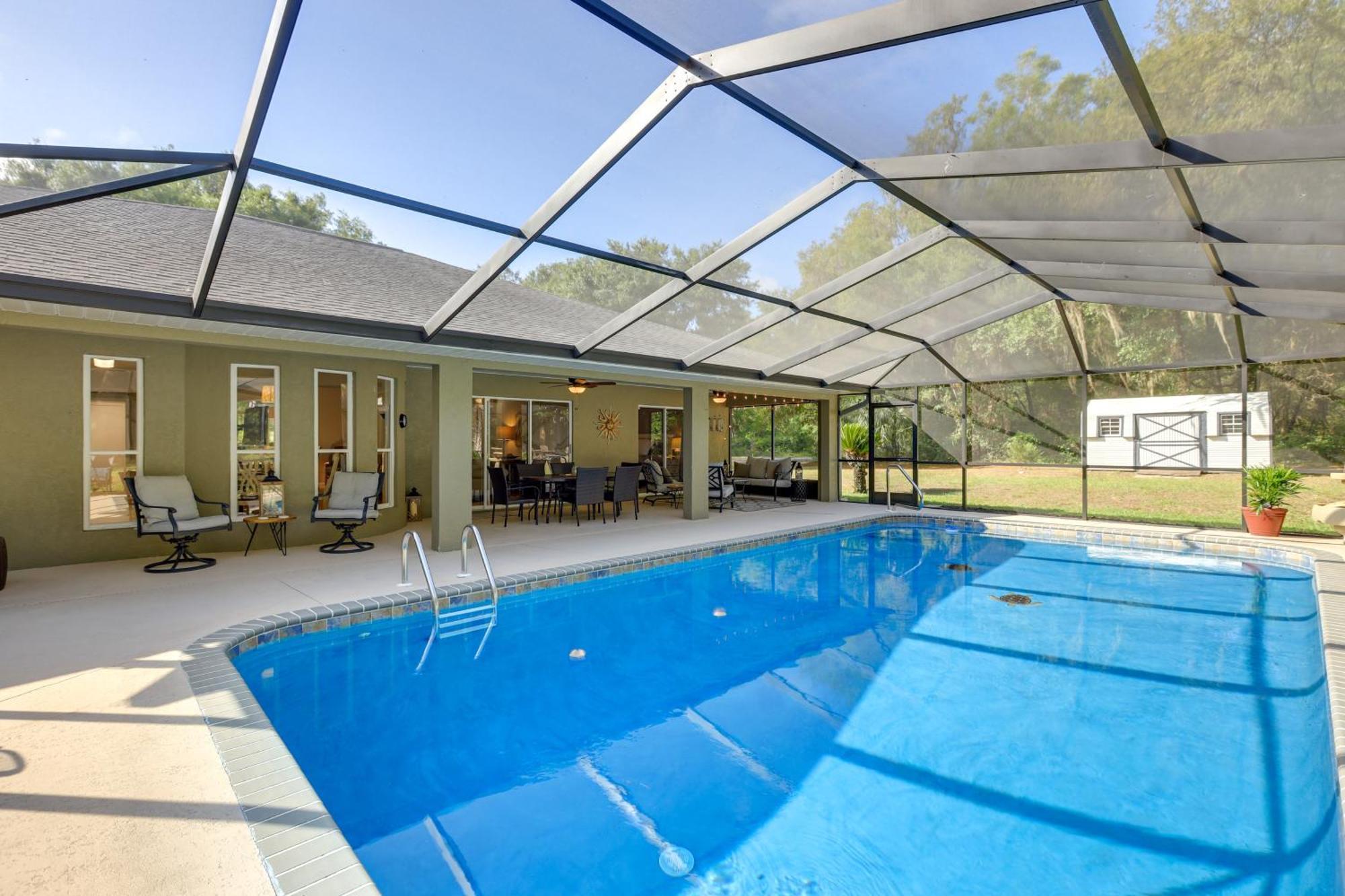 8 Mi To Rainbow Springs Dunnellon Area Home! Exterior photo