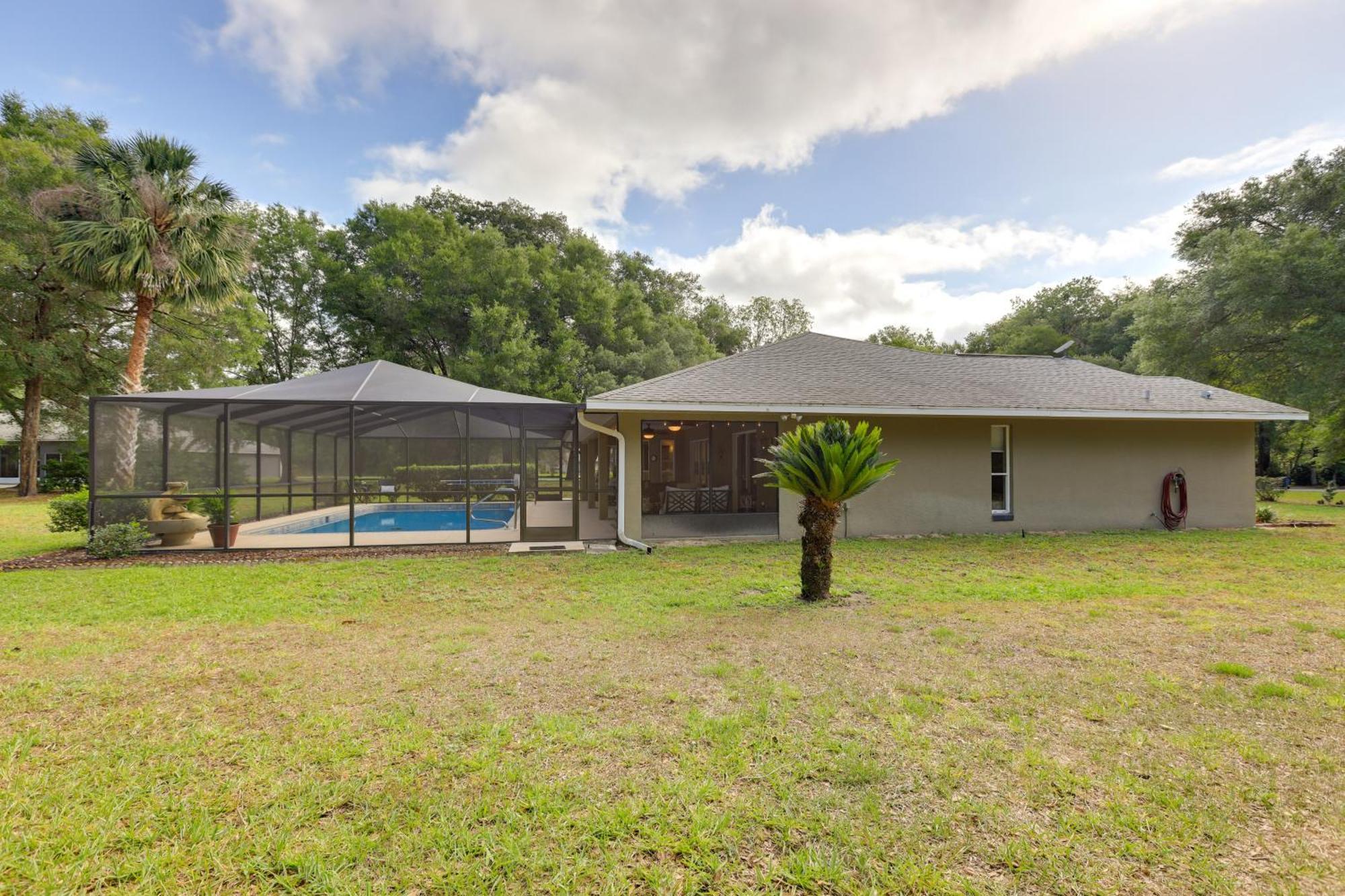 8 Mi To Rainbow Springs Dunnellon Area Home! Exterior photo